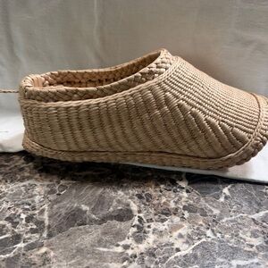 Sweet Grass Woven Shoe Basket